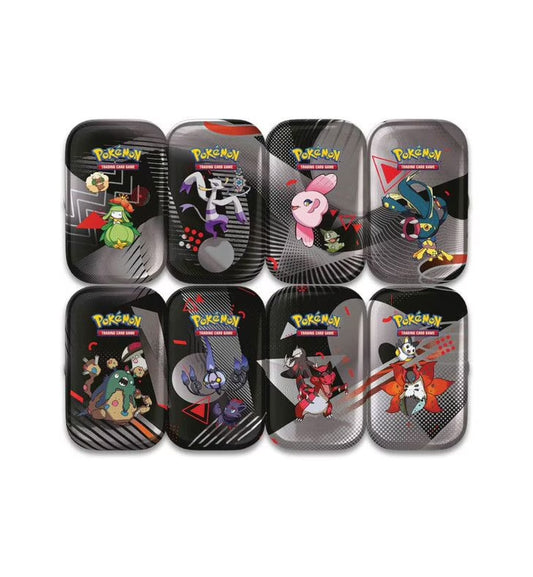 Pokemon Scarlet & Violet-Black Bolt & White Flare Mini Tin (1 Tin Random)